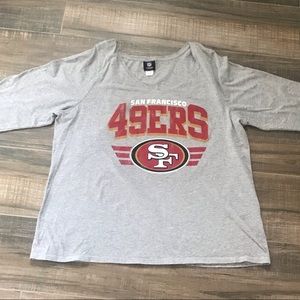 49ers! Three quarter sleeve Shirt! ❤️💛